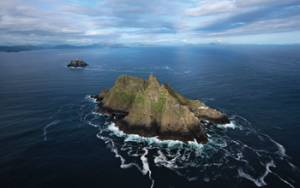 Above: Skellig Michael, off the coast of the Dingle peninsula, Co. Kerry—its hermit, Étgal, was taken for ransom by Viking raiders in 821, and died from hunger and thirst at their hands in 824. (Tourism Ireland) 