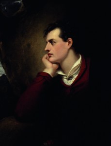 Lord Byron—in the spring of 1810 the 21-year-old marquis of Sligo visited him in Greece.