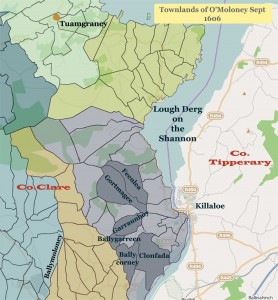 O’Molony sept lands in County Clare c. 1600