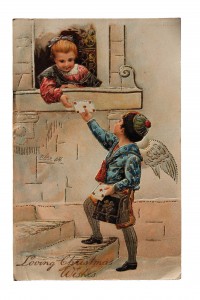  ‘Loving Christmas Wishes’—postcards were also used to send birthday, congratulatory, Christmas and other greetings.