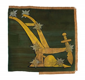 The flag after conservation. 