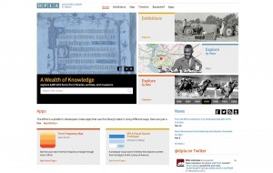 DPLA home page