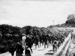 Members of Na Fianna marching to Bodenstown in 1912. (An Phoblacht)