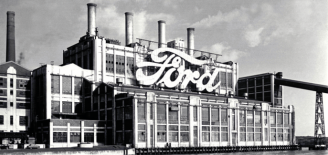 Ford’s plant in Dagenham, which opened in 1931. Many workers subsequently moved there and were referred to in Cork as ‘Dagenham Yanks’. 