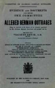 The report, or Blue Book, by the committee investigating alleged German outrages is widely acknowledged to have been very influential in turning international opinion against Imperial Germany, especially in the United States.