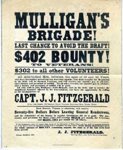 ‘Lay me down and save the flag’—the last order of Col. James A. Mulligan after he was mortally wounded at the Second Battle of Kerntown, Winchester, Virginia, 23 July 1864. (PRONI) 