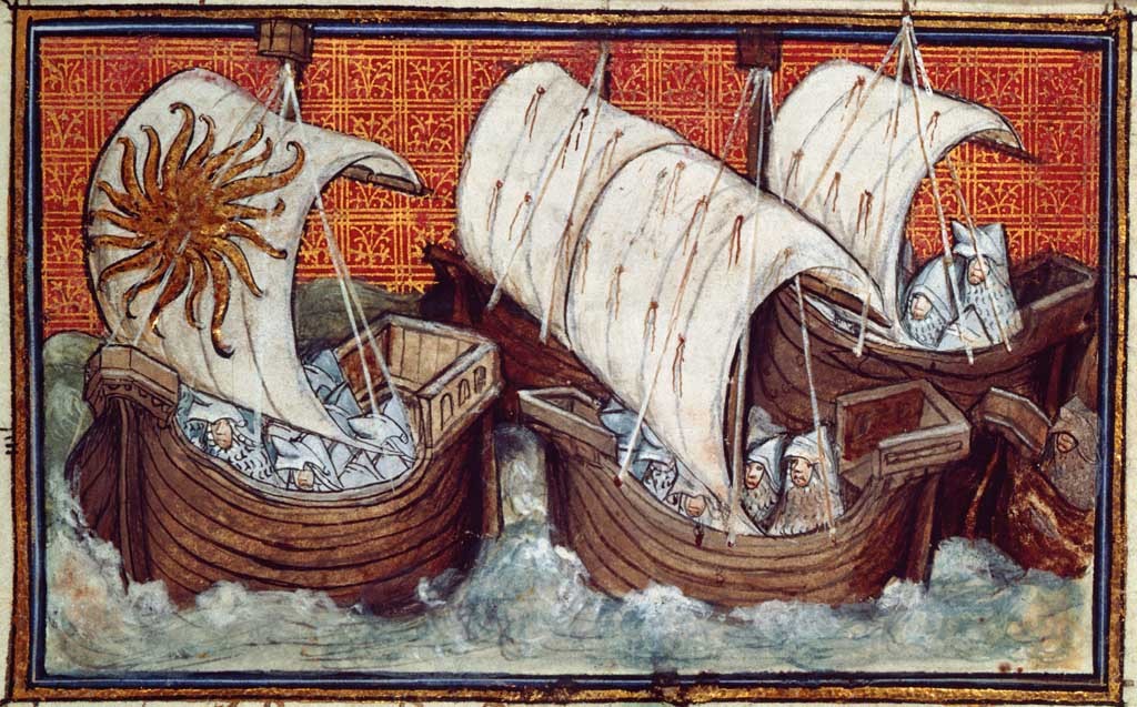 King Richard II's fleet sails from Ireland.,