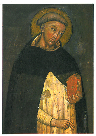 Above: Dominic de Guzmán—his Order of Preachers arose in direct opposition to Catharism.